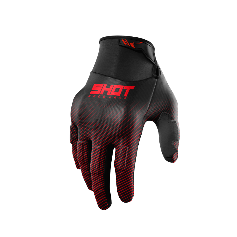 Gants SHOT 2026 Drift Rim Rouge Gants SHOT 2026 Drift Rim Rouge