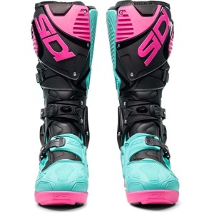 Bottes SIDI Crossfire 3 SRS Noir Menthe Rose