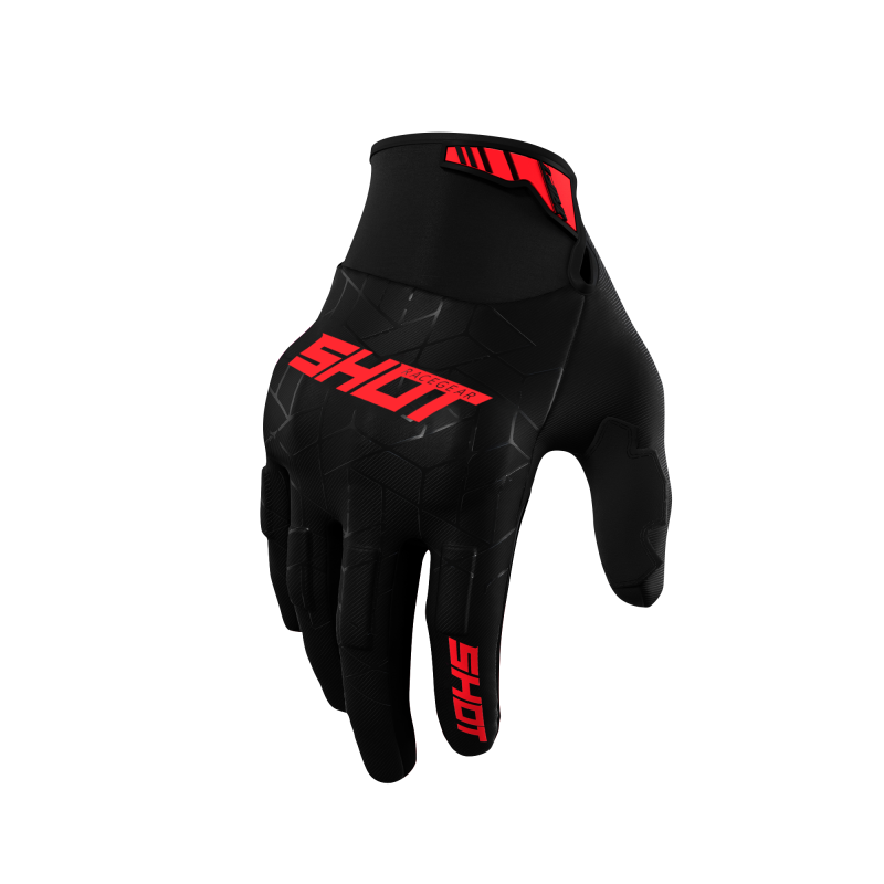 Gants SHOT 2026 Drift Spider Rouge Gants SHOT 2026 Drift Spider Rouge