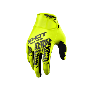 Gants SHOT 2026 Vision Tech Jaune Fluo