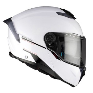 Casque modulable MT ATOM 2SV Uni Blanc Brillant