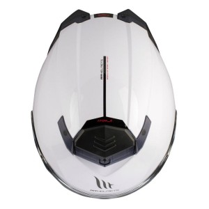 Casque modulable MT ATOM 2SV Uni Blanc Brillant