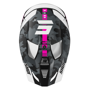 Casque SHOT 2026 Furious Enfant Flash Rose Brillant Casque SHOT 2026 Furious Enfant Flash Rose Brillant