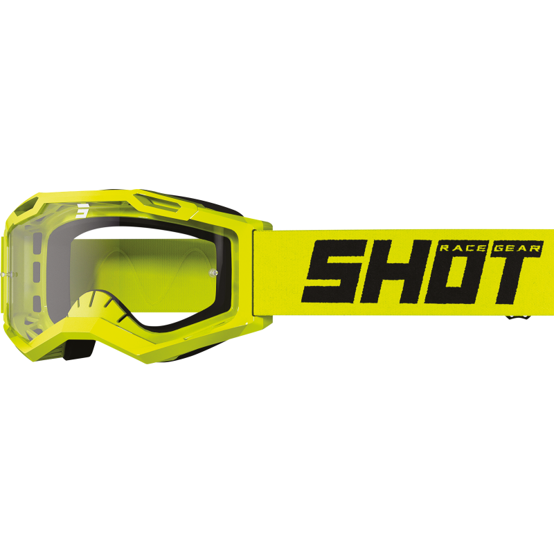 Lunettes enfant SHOT 2026 Rocket 2.0 Solid Jaune Fluo Brillant