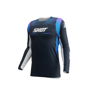 Maillot enfant SHOT 2026 Contact Apex Bleu
