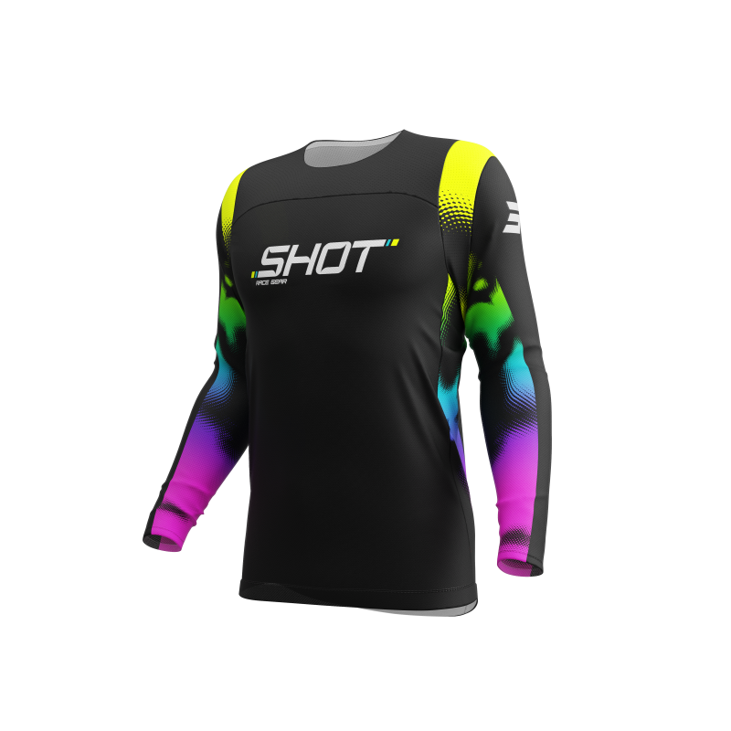 Maillot enfant SHOT 2026 Contact Nitro Noir Maillot enfant SHOT 2026 Contact Nitro Noir