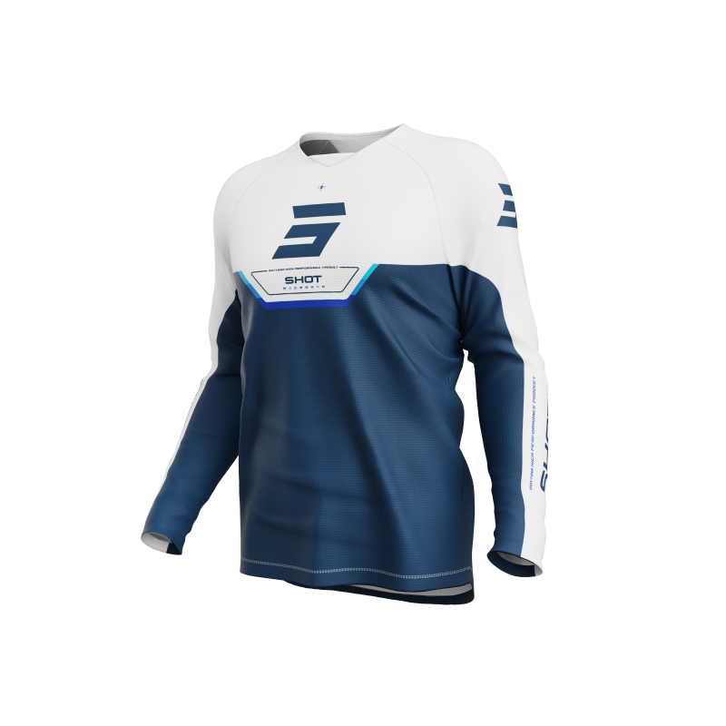 Maillot enfant SHOT 2026 Draw Daytona Bleu Maillot enfant SHOT 2026 Draw Daytona Bleu