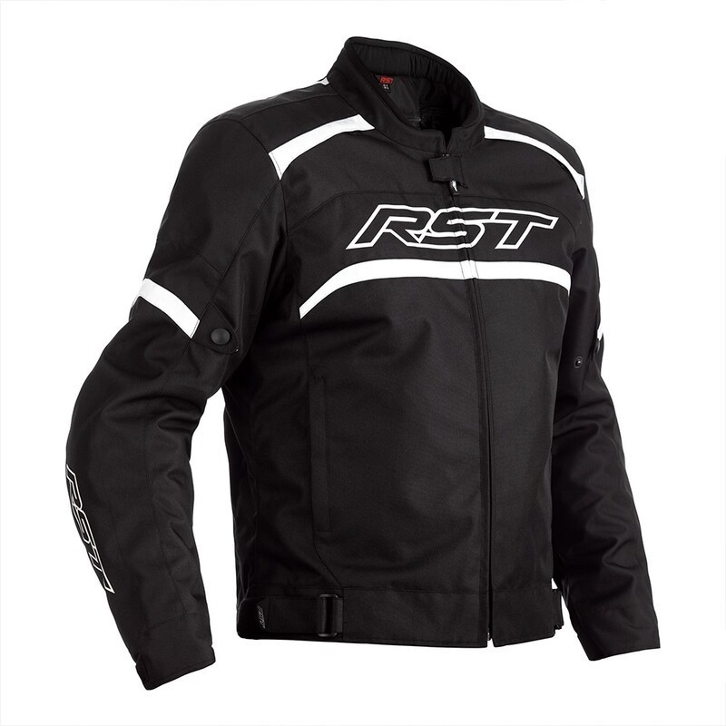 Blouson RST Pilot Air CE textile Noir Blanc