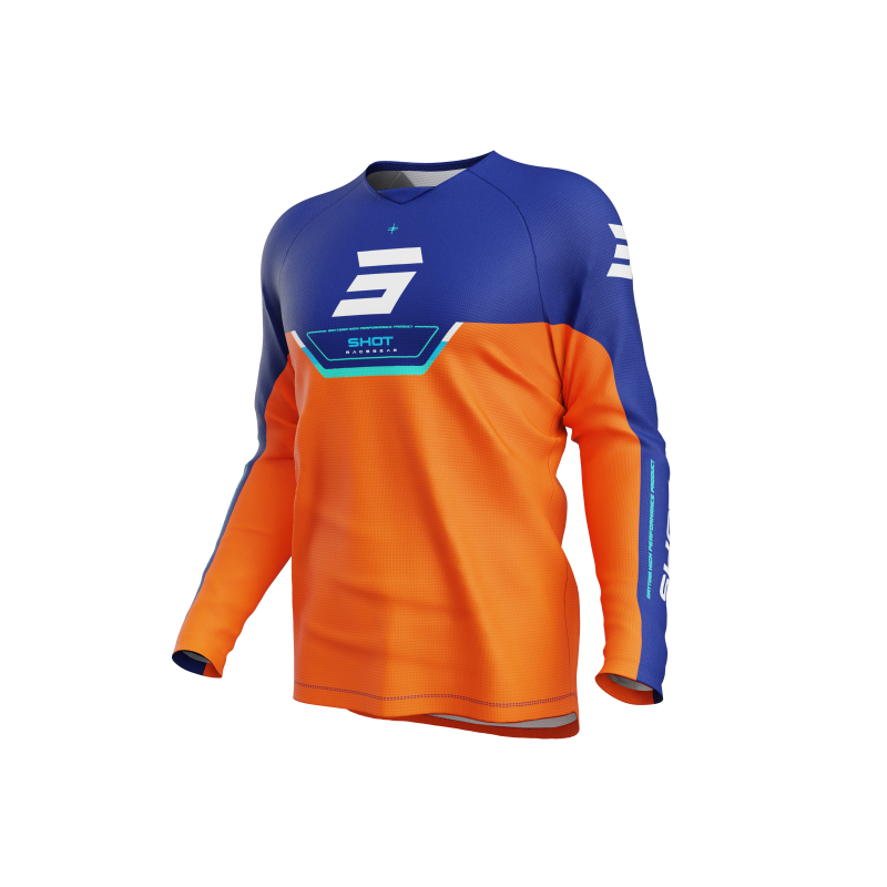 Maillot enfant SHOT 2026 Draw Daytona Orange Maillot enfant SHOT 2026 Draw Daytona Orange