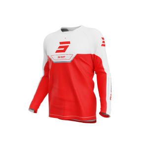 Maillot enfant SHOT 2026 Draw Daytona Rouge