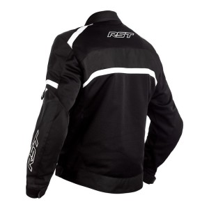 Blouson RST Pilot CE textile Noir Blanc