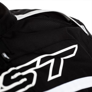 Blouson RST Pilot CE textile Noir Blanc