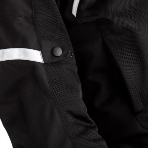 Blouson RST Pilot CE textile Noir Blanc