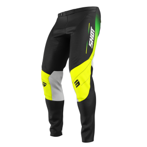 Pantalon enfant SHOT 2026 Contact Apex Jaune Fluo