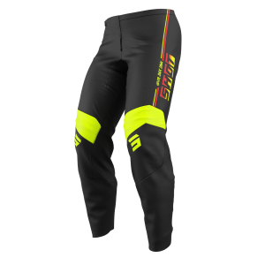 Pantalon enfant cross SHOT Draw Block 2026 Jaune Fluo