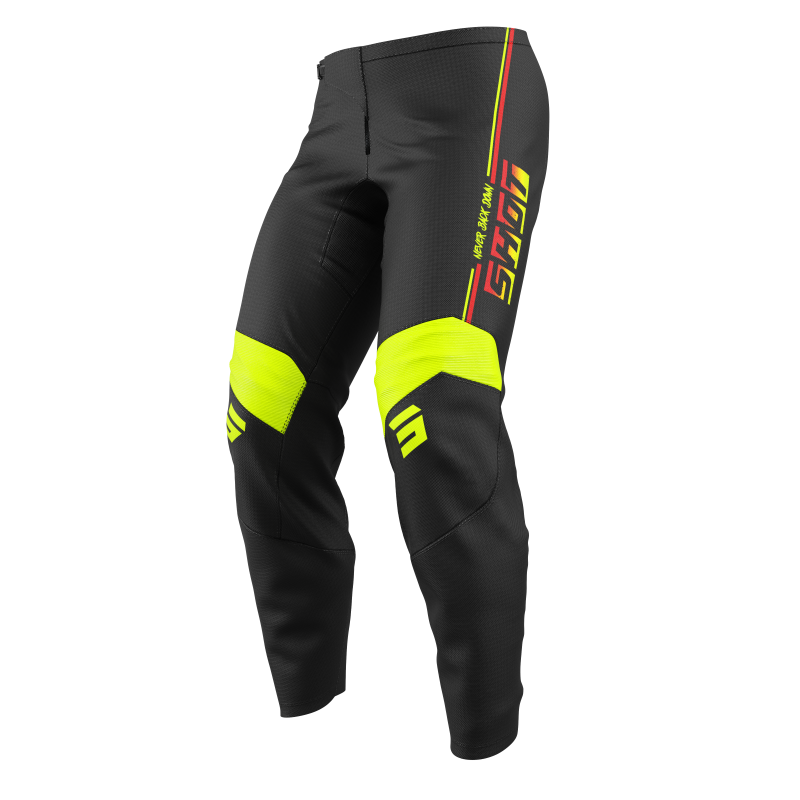Pantalon enfant cross SHOT Draw Block 2026 Jaune Fluo Pantalon enfant cross SHOT Draw Block 2026 Jaune Fluo