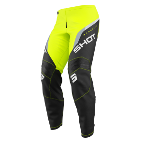 Pantalon enfant SHOT 2026 Draw Daytona Jaune Fluo
