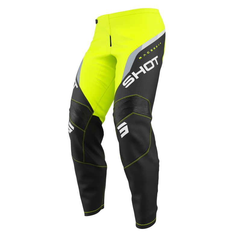 Pantalon enfant SHOT 2026 Draw Daytona Jaune Fluo Pantalon enfant SHOT 2026 Draw Daytona Jaune Fluo