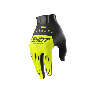 Gants enfant SHOT 2026 Race Evo Jaune Fluo