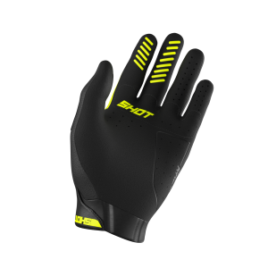 Gants enfant SHOT 2026 Race Evo Jaune Fluo