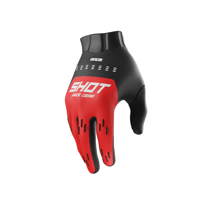 Gants enfant SHOT 2026 Race Evo Rouge