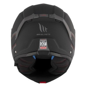 Casque modulable MT ATOM 2SV Uni Noir Mat