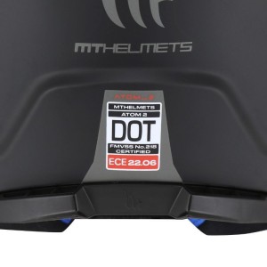 Casque modulable MT ATOM 2SV Uni Noir Mat