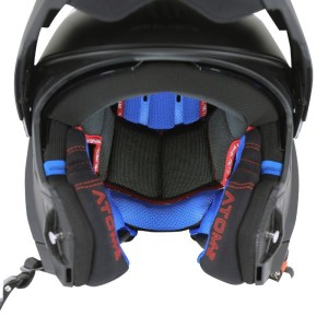 Casque modulable MT ATOM 2SV Uni Noir Mat