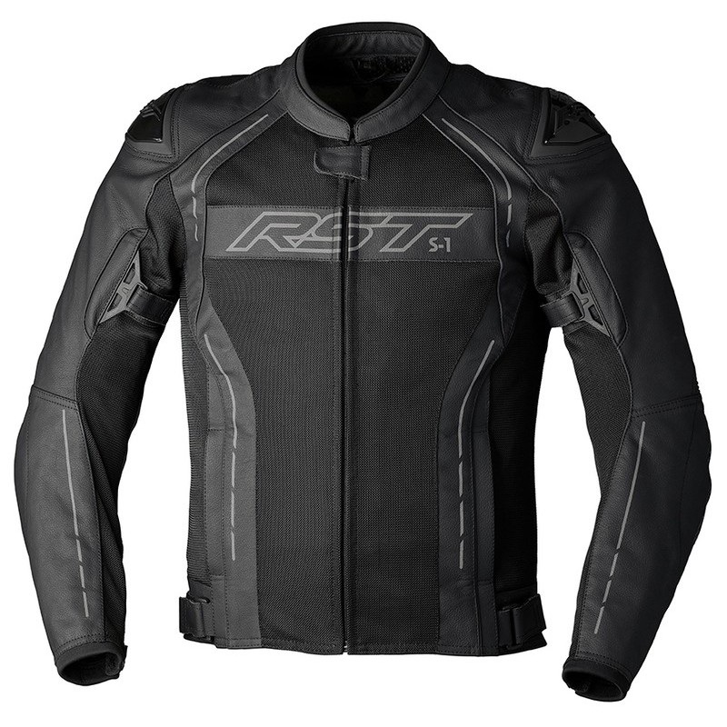 Blouson cuir RST S-1 Mesh CE Noir Blouson cuir RST S-1 Mesh CE Noir