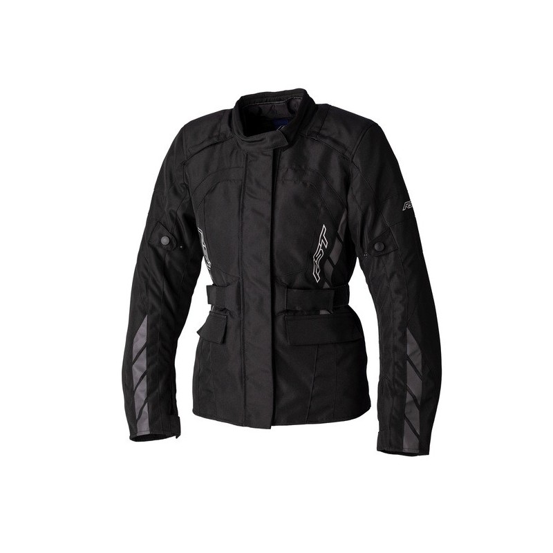 Blouson femme RST Alpha 5 CE textile Noir Noir Blouson femme RST Alpha 5 CE textile Noir Noir