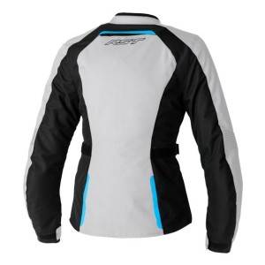 Blouson femme RST Ava CE textile Argent Noir Bleu