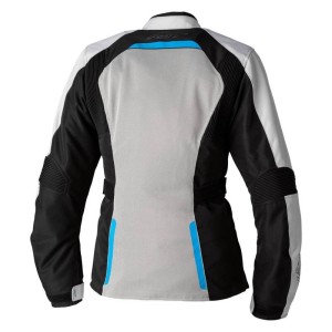 Blouson femme RST Ava Mesh CE textile Argent Noir Bleu