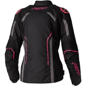 Blouson femme RST S-1 CE textile Noir Rose