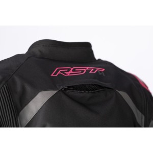 Blouson femme RST S-1 CE textile Noir Rose