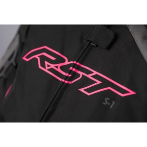 Blouson femme RST S-1 Mesh CE textile Noir Rose