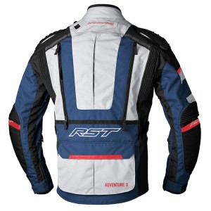 Veste femme RST Adventure-X CE textile Argent Bleu Rouge