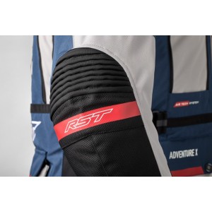 Veste femme RST Adventure-X CE textile Argent Bleu Rouge