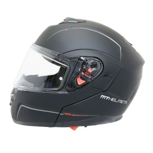 Casque modulable MT ATOM SV Uni Noir Mat