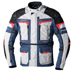 Veste RST Pro Series Adventure-X textile Argent Bleu Rouge