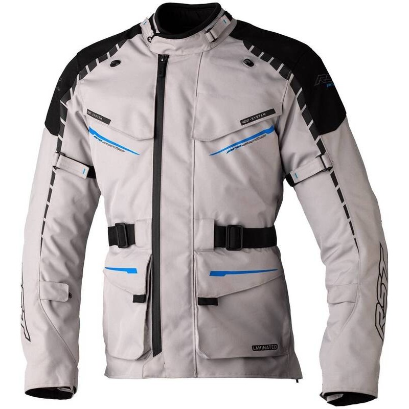 Veste RST Pro Series Commander CE textile Argent Bleu Veste RST Pro Series Commander CE textile Argent Bleu