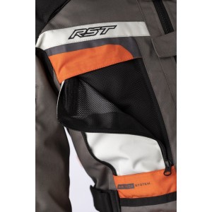 Veste RST Race Dept Adventure X-treme CE textile Gris Orange