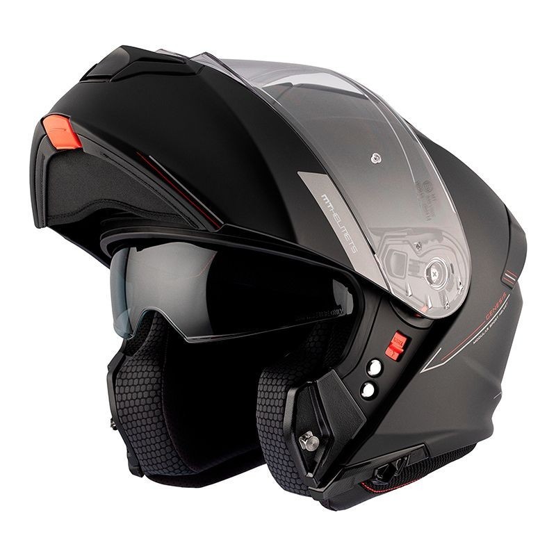 Casque modulable MT GENESIS SV Uni Noir Mat