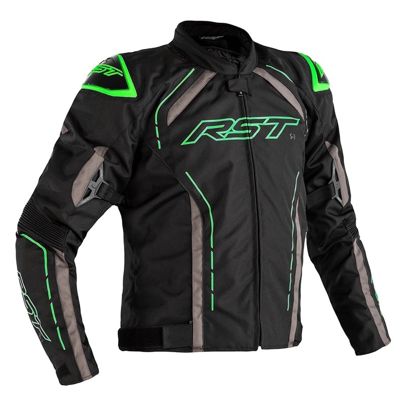 Blouson RST S-1 Noir Vert Blouson RST S-1 Noir Vert