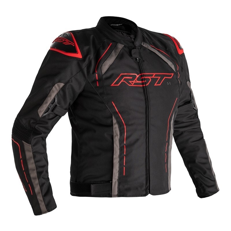 Blouson RST S-1 Noir Rouge Blouson RST S-1 Noir Rouge