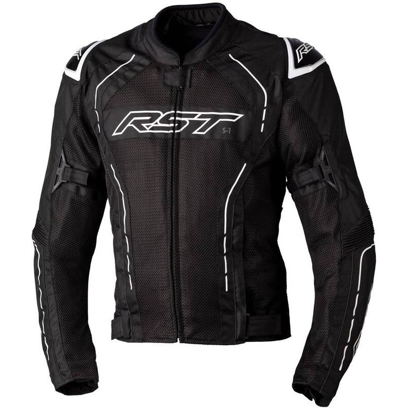 Blouson RST S-1 Mesh Noir Blanc Blouson RST S-1 Mesh Noir Blanc