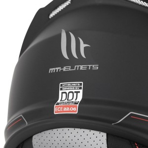 Casque modulable MT GENESIS SV Uni Noir Mat