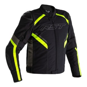 Blouson RST Sabre Airbag textile Noir Jaune