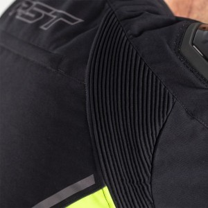 Blouson RST Sabre Airbag textile Noir Jaune