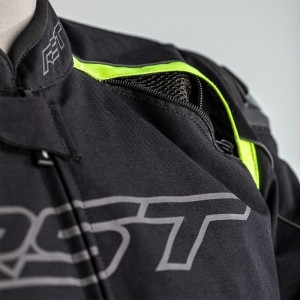 Blouson RST Sabre Airbag textile Noir Jaune