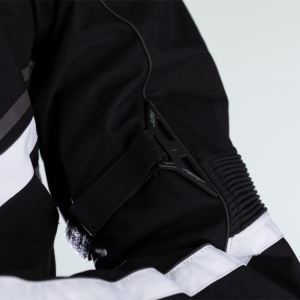 Blouson RST Sabre CE textile Noir Blanc